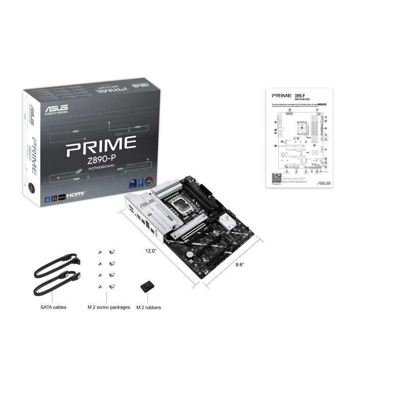 Asus Prime Gaming Motherboard Z890-P DDR5 Intel® Z890 (LGA 1851) ATX Asus Prime Gaming Motherboard Z890-P DDR5 Intel® Z890 (LGA 1851) ATX